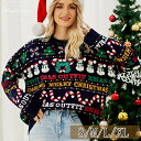 クリスマス衣装トップスサンタ服ニットセーターカーディガンサンタ衣装長袖ニットレディース秋冬ギフトX'mas可愛いパーティーイベントChristmasサンタクロー...