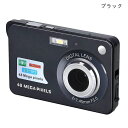デジカメ 人気 デジタルカメラ コンパクトカメラ 4800万画素数 ビデオ カメラ 充電式 2.7インチ 8倍デジタルズーム 初心者向け ポケットカメラ(2)