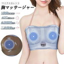 【送料無料】バストアップ ems バストケア バストマッサージャー バスト マッサージ 美胸 胸マッサージャー 育乳 美乳 USB充電 リモコン付き エステ 乳房 胸部 軽量 筋肉刺激 貧乳 小胸 胸 谷間 産後垂れ