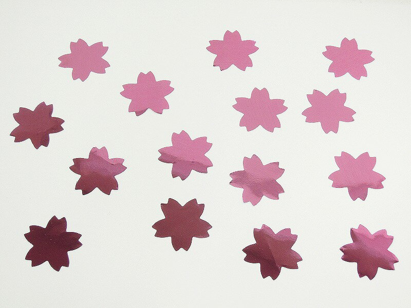 Rakuten - 〇無料発送　ミツクラの紙吹雪　業務用　桜花型　1kg 　約3cm　 PET製　極薄　回転落下型　長時間滞空　結婚式　歓迎会　送迎会