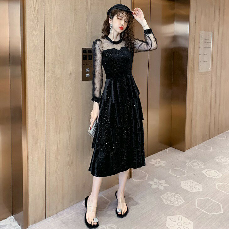 フリル&シースルー ロングワンピース★2色有★きれいめ かわいい 楽天市場】シースルー ワンピース フリルの通販