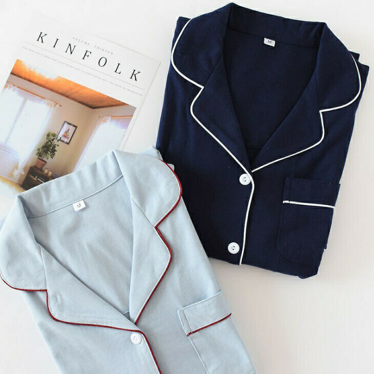 ルームウェア シャツパジャマ 可愛い レディース 上下セット 春 夏 長袖 大きいサイズ おしゃれ パジャマ 大人 セットアップ 部屋着 前開き プレゼント 秋 体系カバー リラックスウエ ブルー ピンク グレー ナイトウェア 新生活 ギフト 3