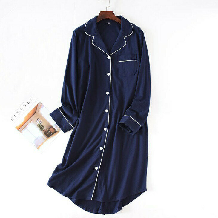 ルームウェア シャツパジャマ 可愛い レディース 上下セット 春 夏 長袖 大きいサイズ おしゃれ パジャマ 大人 セットアップ 部屋着 前開き プレゼント 秋 体系カバー リラックスウエ ブルー ピンク グレー ナイトウェア 新生活 ギフト 2