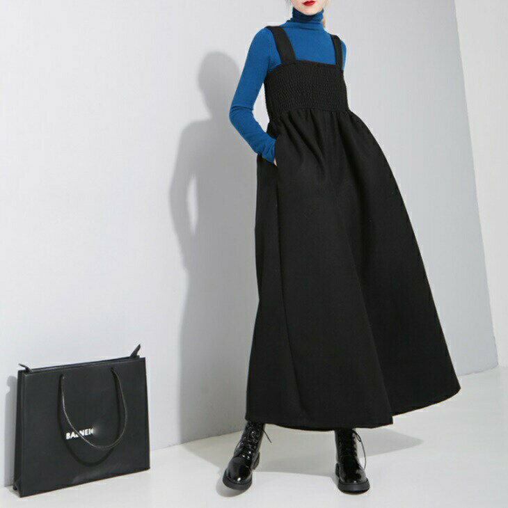 サロペット デニム ショート丈 パンツ レディース オーバーオール つなぎ ダメージ オールインワン レトロ ハイウエスト ストレート ワイドレッグ 夏 ブルー