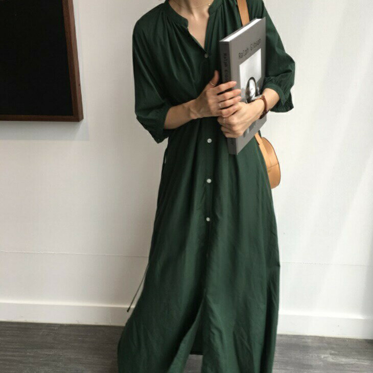 長 - ロングワンピ シャツワンピ アラサーワンピ 普段着ワンピ オトナドレス 大人ファッション アラサーファッション 被らないコーデ ワンピース お出かけ パーティードレス およばれ 披露宴 結婚式 パーティ