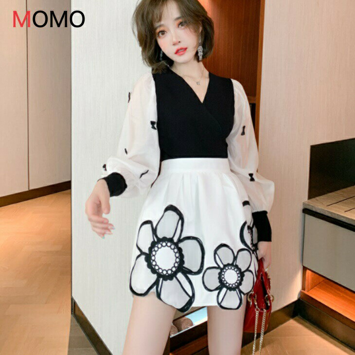 樂天商城 - 大きなフラワー刺繍が可愛いショート丈スカート ハイレッグスカート オールシーズンスカート カジュアルコーデ 大人カジュアル 大人コーデ アラサーコーデ アラサーファッション アラサーちゃん アラフォーコーデ 大人韓国コーデ ママコーデ ins