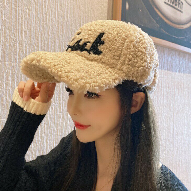 樂天商城 - ラムウール温かもこもこ素材キャップ GOLF帽子 あったかカジュアル野球帽子 大人可愛いコーデ 大人カジュアル 大人コーデ 大人ガーリー 大人韓国コーデ アラサーコーデ アラサーファッション アラフォーコーデ アラフォーファッション シンプルコーデ ins