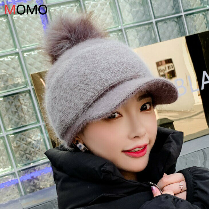 樂天商城 - ふわふわラビットキャップ ゴルフウールニット帽子 防寒ウールニット帽子 大人コーデ 大人カジュアル 大人コーデ 大人ガーリー 大人韓国コーデ アラサーコーデ アラサーファッション アラフォーコーデ アラフォーファッション シンプルコーデ ins