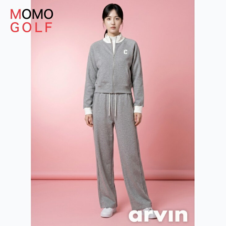 樂天商城 - レディース ゴルフウエア セットアップ ツーピース フルジッパー ジャケット ワイドレッグパンツ オールシーズン ゴルフウエア 普段使いにも ゴルフ女子 レディース カジュアル ゴルフウエア 韓国 ゴルフ 被らないインポート カジュアル ゴルフウエア kawaii