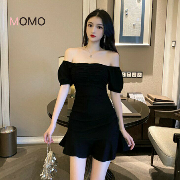 樂天商城 - ワンネック半袖ワンピース 大人ワンピース フィッシュテールワンピース 綺麗ワンピ フェアリーワンピ 大人シンメトリーワンピ 大人カジュアル 大人ファッション 大人コーデ アラサーファッション アラサーコーデ ママコーデ アラフォーコーデ 大人韓国コーデ