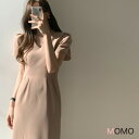 半袖ワンピース Vネックスリムワンピース ナチュラルワンピ さわやかワンピ 普段着ワンピ 清楚ワンピ シンプルワンピ 大人カジュアル 大人ファッション 大人コーデ アラサーファッション アラサーコーデ アラフォーコーデ アラフィフコーデ 大人韓国コーデ(4)
