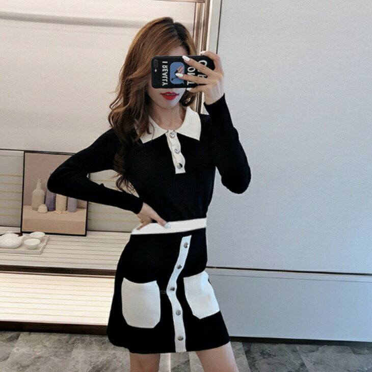 樂天商城 - ツーピース 大人ツーピース 秋冬ツーピース ツーピース セットアップツーピーズ Aラインスリムツーピース 普段着ワンピース ワンマイルコーデ アラサーファッション アラフォーファッション 大人ファッション 被らないワンピース 大人女子用ワンピース