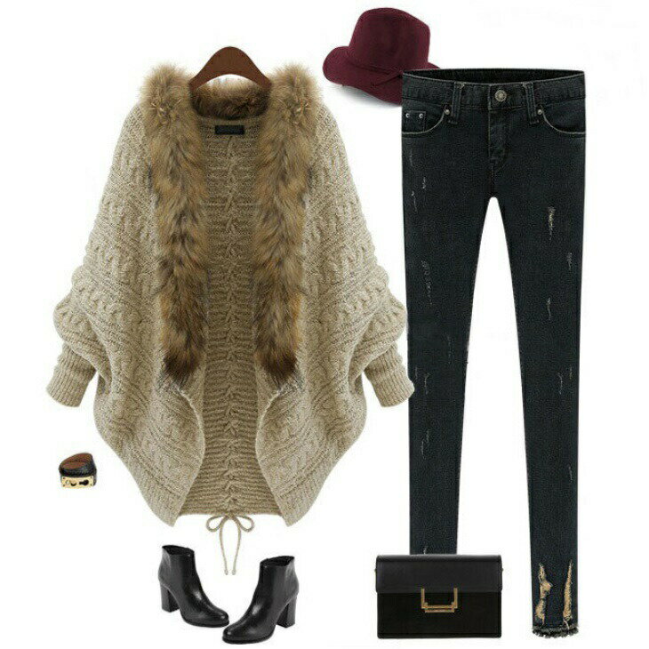 ファー付 ケーブルニット ファー ふわふわ ケーブル編み カーディガン ニット トップス アウター 長袖 防寒 セーター カラバリ 秋カーディガン 冬カーディガン オフィス シンプル 大人 上品 レディース OL ins 家 デート 韓国 トレンド ママのサムネイル