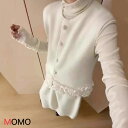 可愛いフリルの 合わせ着 ジレ ベスト オールシーズン ベスト ジレ オフィス シンプル 大人カジュアル 上品 コーデ レディース アラサーコーデ アラサーファッション OL ins 家 デート 韓国 トレンド ママ