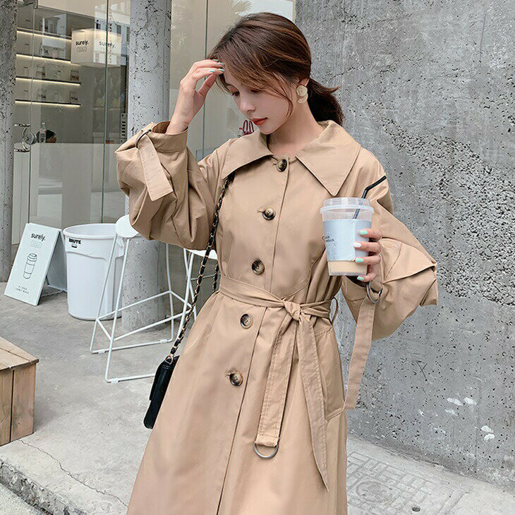 樂天商城 - 【新作】トレンチコート レディース きれいめ コート アウター トレンチ ロング カジュアル 20代 30代 40代 50代 春 秋 冬 ロング丈トレンチコート ロングコート 大人 長袖 ロング きれいめ カジュアル トレンチ風 Aライン 無地