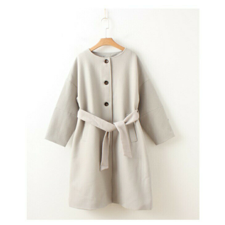 ラウンドネックコートジャケット 秋冬 あったかコート オトナコート 大人ファッション 大人コーデ 気軽に羽織れるコート ワンマイルコーデ アラサーファッション アラサーコーデ ママファッション ママコーデ ins 韓国ファッション