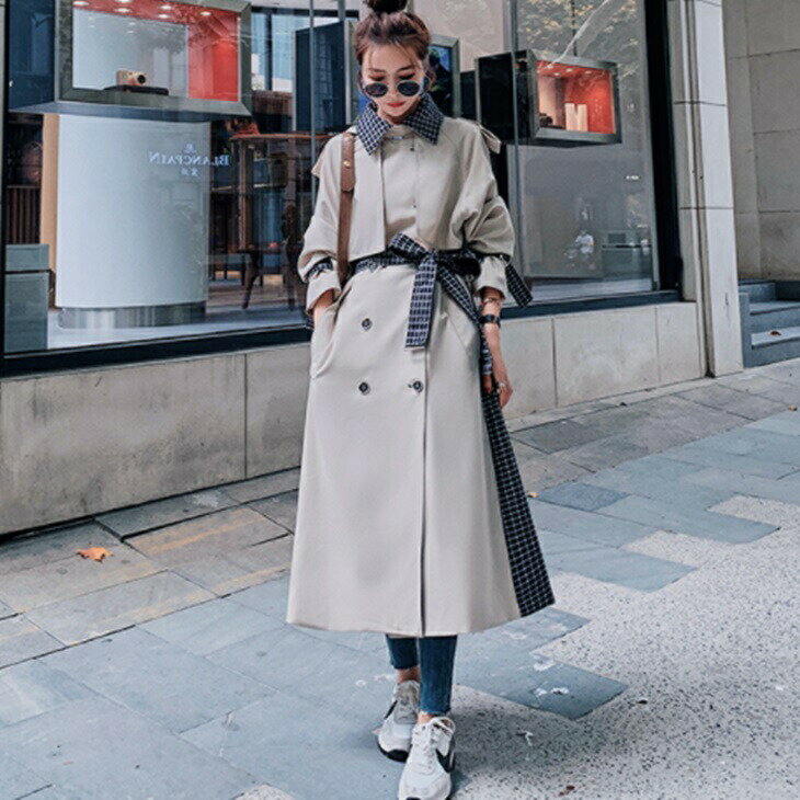 お洒落レトロコート 被らないコート 秋冬ミドル丈コート ベルト付 あったかアウター 大人コート 大人ファッション 大人コーデ 気軽に羽織れるアウター ワンマイルコーデ アラサーファッション アラサーコーデ ママファッション ママコーデ 韓国ファッション