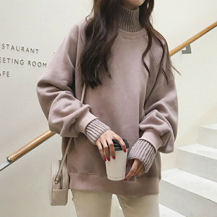 樂天商城 - リブニット リブトップス 着やせニット ハイネック シンプルニット インナーニット 可愛い 大人スタイル アラサーファッション シンプルコーデ リブニット 韓国ファッション 韓国コーデ おとなコーデ 秋 冬 コーデ