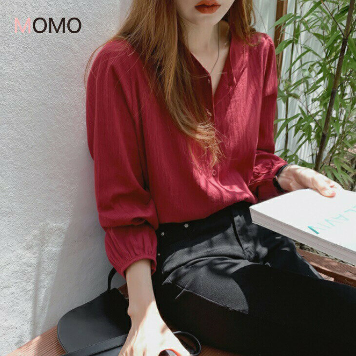 樂天商城 - 薄手長袖シャツブラウス シンプルシャツブラウス 普段着シャツ シンプルシャツ 大人ファッション 大人コーデ 大人カジュアル 大人韓国コーデ アラサーファッション アラサーコーデ ママコーデ 綺麗めコーデ シンプルコーデ シンプルライフコーデ ins