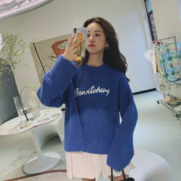 あったかルーズボトミングトップス プルオーバーニットセーター 大人ニット 大人ファッション 大人コーデ 大人カジュアル 大人韓国コーデ アラサーファッション アラサーコーデ ママコーデ アラフォーコーデ シンプルコーデ シンプルライフコーデ ins(4.0)