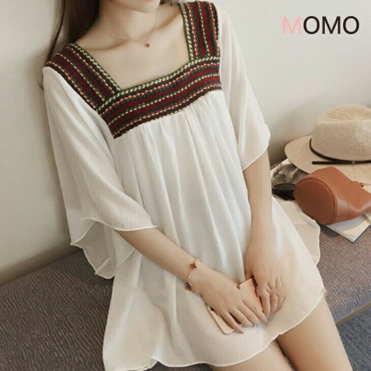 樂天商城 - ルーズシフォンシャツ スクエアカラー 普段着ナチュラルシャツ シンプルシャツ 大人ファッション 大人コーデ 大人カジュアル 大人韓国コーデ アラサーファッション アラサーコーデ ママコーデ 綺麗めコーデ シンプルコーデ シンプルライフコーデ