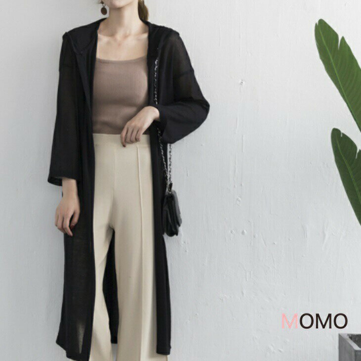 樂天商城 - フード付き薄手ニットカーディガン 大人綺麗ニット カジュアルセーター 大人ファッション 大人コーデ 大人カジュアル 大人韓国コーデ アラサーファッション アラサーコーデ ママコーデ 綺麗めコーデ シンプルコーデ シンプルライフコーデ ins