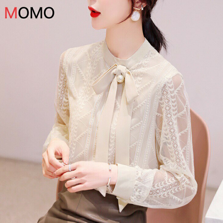 樂天商城 - ルーズフィットシフォンシャツブラウス 袖レースシャツ 透け感シャツ ナチュラルシャツ シンプルシャツ 大人ファッション 大人コーデ 大人カジュアル 大人韓国コーデ アラサーファッション アラサーコーデ ママコーデ シンプルシャツ シンプルスタイル ins