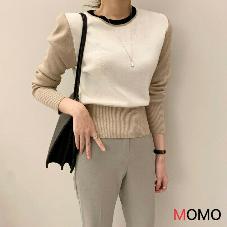 樂天商城 - 薄手ニットインナーセーター プルオーバーセーター Uネックシンプルニット 普段着ニットセーター 大人カジュアルコーデ アラサーちゃんコーデ アラサーコーデ アラフォーコーデ ティーンファッション 大人ファッション 大人コーデ 大人韓国コーデ ins