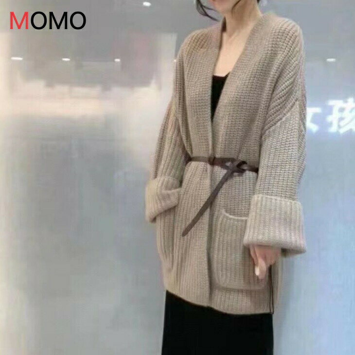 樂天商城 - カシミアニットカーディガンセーター カジュアルニットセーター シンプルニットセーター 普段着温か羽織カーディガンニット 大人カジュアルコーデ アラサーちゃん アラサーコーデ アラフォーコーデ シンプルコーデ 大人ファッション 大人コーデ 大人韓国コーデ