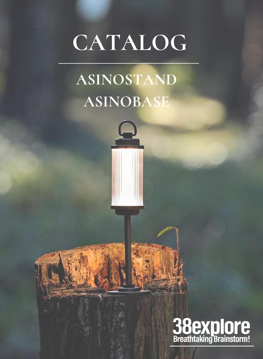【38explore公式】 ASINOSTANDSET/ASINOBASESET 38灯専用 ASINOPLATE ASINOSTICK ゴムバンパー 3点セット スタンド 安定 持ち運び テーブル LED ライト ランタン キャンプ アウトドア ギア ZEROCAP 38灯 カメラネジ ミヤビ プレート スティック アシノスタンド アシノベース 2
