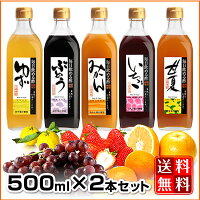 【毎日飲める酢】大容量500mlセット(送料無料)