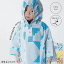 【公式】392 plusm (サンキューニ プリュス エム) Poncho Kids feeling / 子供用 レイン ポンチョ（巾着付き）（キッズ レインコート レインウェア 雨合羽 カッパ おしゃれ レイングッズ 梅雨 ) Q046 フィーリング S（〜100cm)・M（〜120cm)