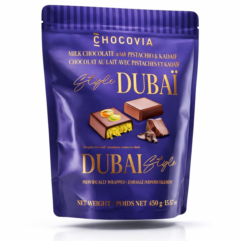 CHOCOVIA ドバイチョコ ピスタチオ＆カダイフ入り 高級チョコ 450g 個包装