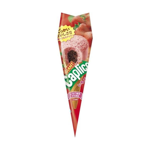 グリコ ジャイアントカプリコ＜いちご＞ 1本 120コ入り 2024/11/19発売 (4901005001831c)