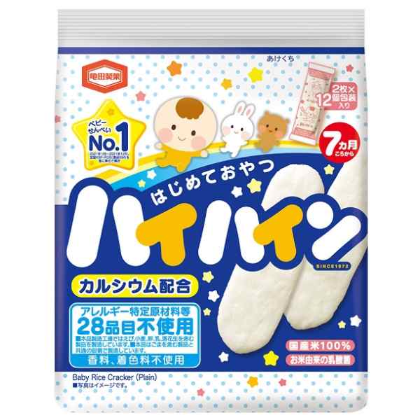 亀田製菓 ハイハイン 40g(2枚×12個包装) 12コ入り 2023/08/01発売 (4901313216354)