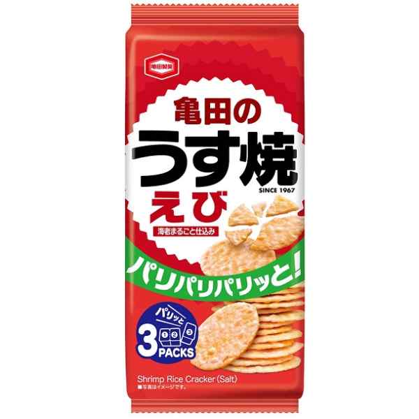 亀田製菓 亀田のうす焼 えび 70g 12コ入り 2023/08/01発売 (4901313938218) 1