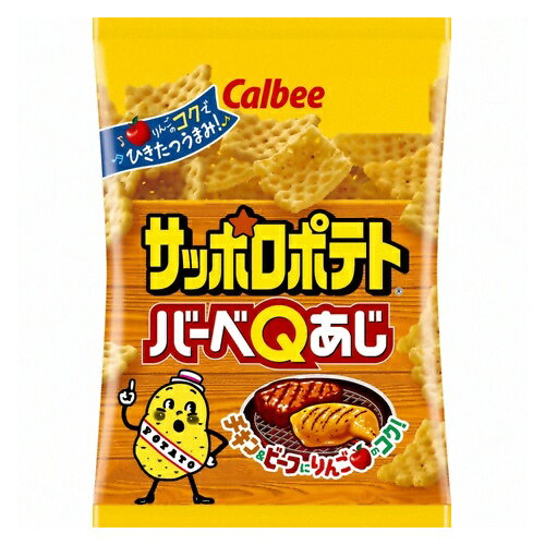 カルビー サッポロポテト バーベQあじ 24g 24コ (4901330121860)