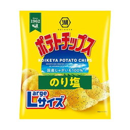 湖池屋 Largeサイズ ポテトチップス のり塩 126g 12コ入り 2023/04/03発売 (4901335156294)