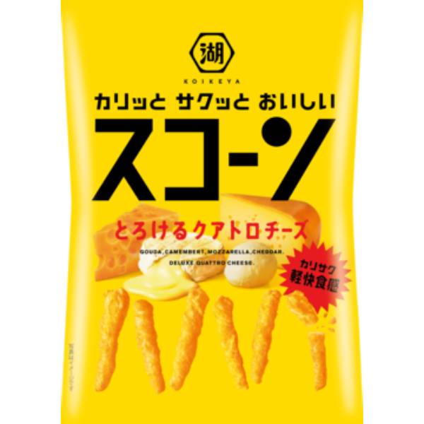 ゴーダ、カマンベール、モッツァレラ、チェダー・・・　4種のチーズに気持ちがとろける！ 【内容量】86g【入数】12コ 【2023/05/29発売】