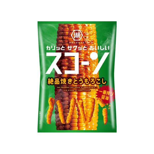 湖池屋 スコーン 絶品焼きとうもろこし 73g 12コ入り 2023/11/20発売 (4901335509960)