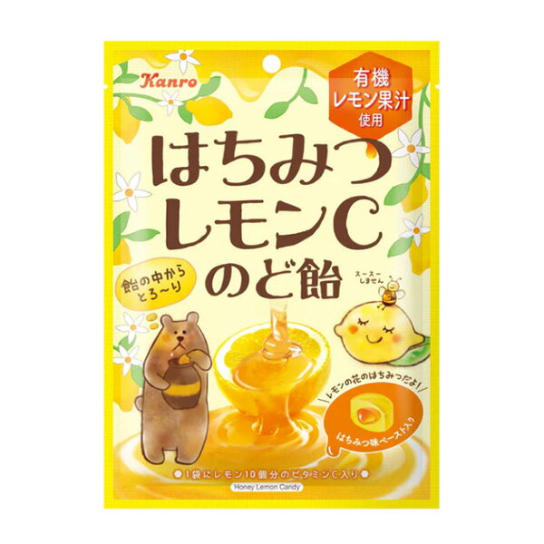 カンロ はちみつレモンCのど飴 75g（個装紙込み） 48コ入り 2022/10/03発売 (4901351001646c)