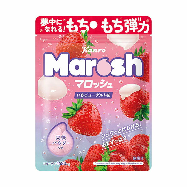 「夢中になれる!!もちもち弾力」 弾むようなもちもちの食感と、パウダーのシュワシュワ感がクセになる爽快系マシュマロです。 【内容量】46g【入数】6コ 【2024/04/08発売】