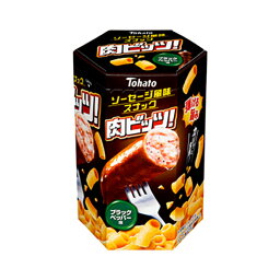 東ハト 肉ビッツ ブラックペッパー味 38g 48コ入り 2024/04/01発売 (4901940115075c)