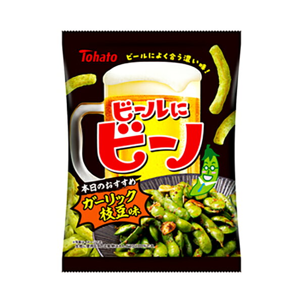 東ハト ビールにビーノ ガーリック枝豆味 51g 12コ入り 2025/07/07発売 (4901940116096)