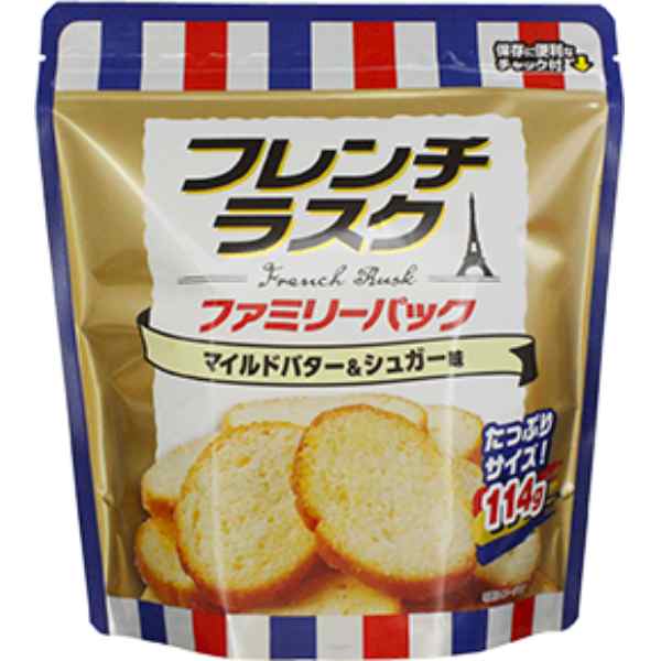 おやつカンパニー フレンチラスク（シュガーバター味）ファミリーパック 114g 10コ入り 2023/08/28発売 (4902775072021)のサムネイル