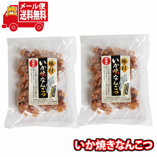 (全国送料無料)森田製菓 いか焼なんこつ 85g 2コセット さんきゅーマーチ メール便 (4546091012943sx2m)