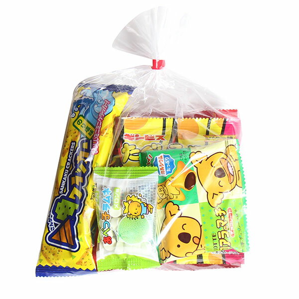 お菓子 詰め合わせ 透明袋 290円 袋詰め さんきゅーマーチ (omtma8624)【子供会 景品 お祭り イベント 縁日 駄菓子 問屋 駄菓子 スナック菓子 個包装 子ども会 おやつ 業務用 プレゼント 販促】 3