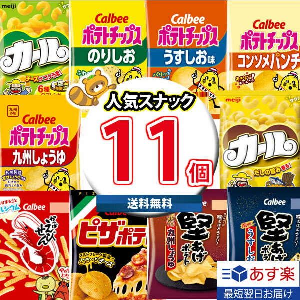 【あす楽対応】（地域限定送料無料）カールも入った 人気スナック菓子 ワイワイセット（11種・計11コ）KHYY (omtma8664k)【お菓子 詰め合わせ 送料無料 スナック菓子 詰め合わせ 人気 お菓子 イベント お菓子セット 縁日 景品 お菓子 食べ比べ ポテトチップス】