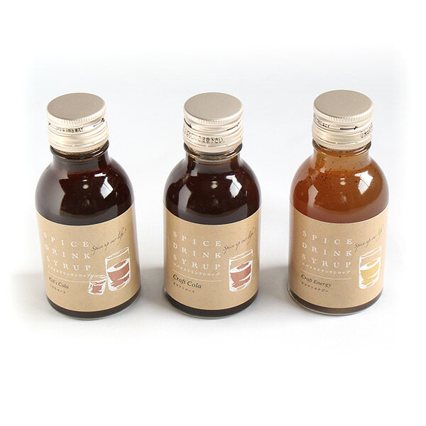 さんきゅーマーチの(地域限定送料無料) スパイスドリンクシロップ 100ml 3種セットA さんきゅーマーチ (sl006)｜アングル2
