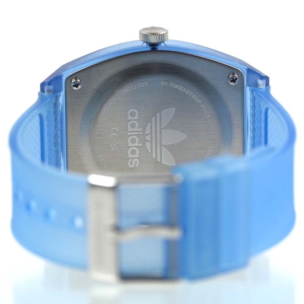 [訳ありアウトレット(遊革)] アディダス 腕時計 ユニセックス メンズ レディース adidas PROJECT TWO クリアブルー 軽量 AOST22031